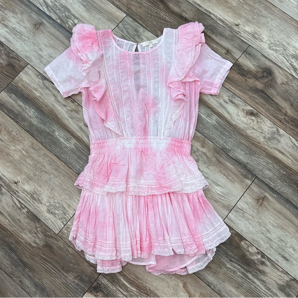 LoveShackFancy pink dress